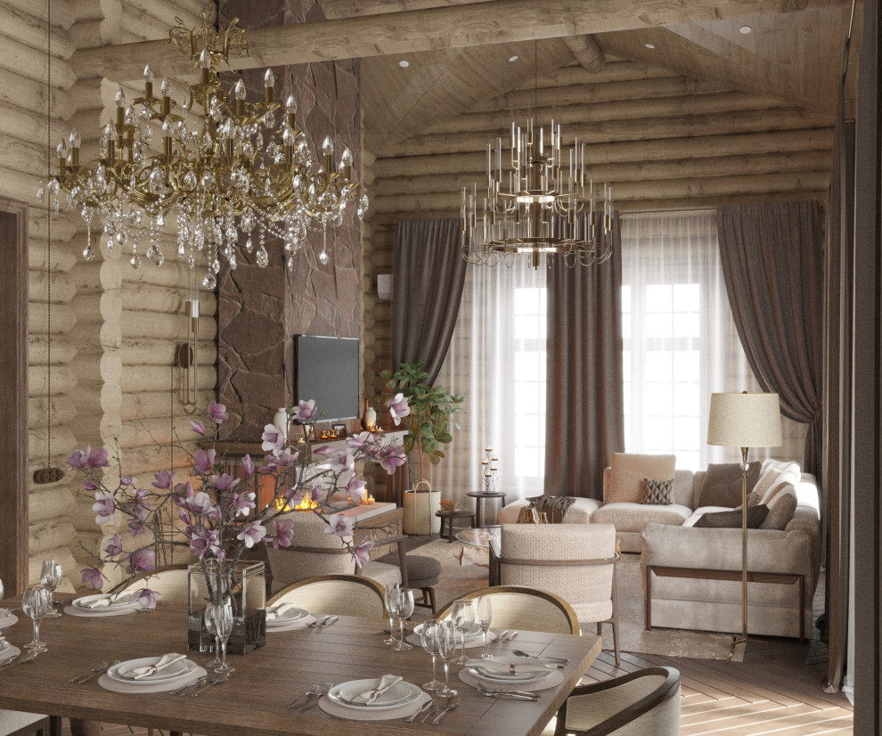 Дизайн интерьера дома 125 кв.м.