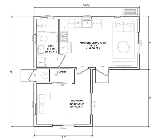 1 Bedroom - Anna Ruby