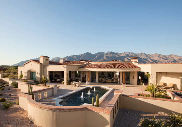 Tucson House mediterraneen-facade