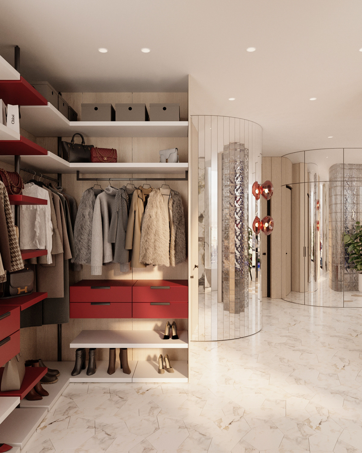 Квартира в стиле фотостудии без единой стены