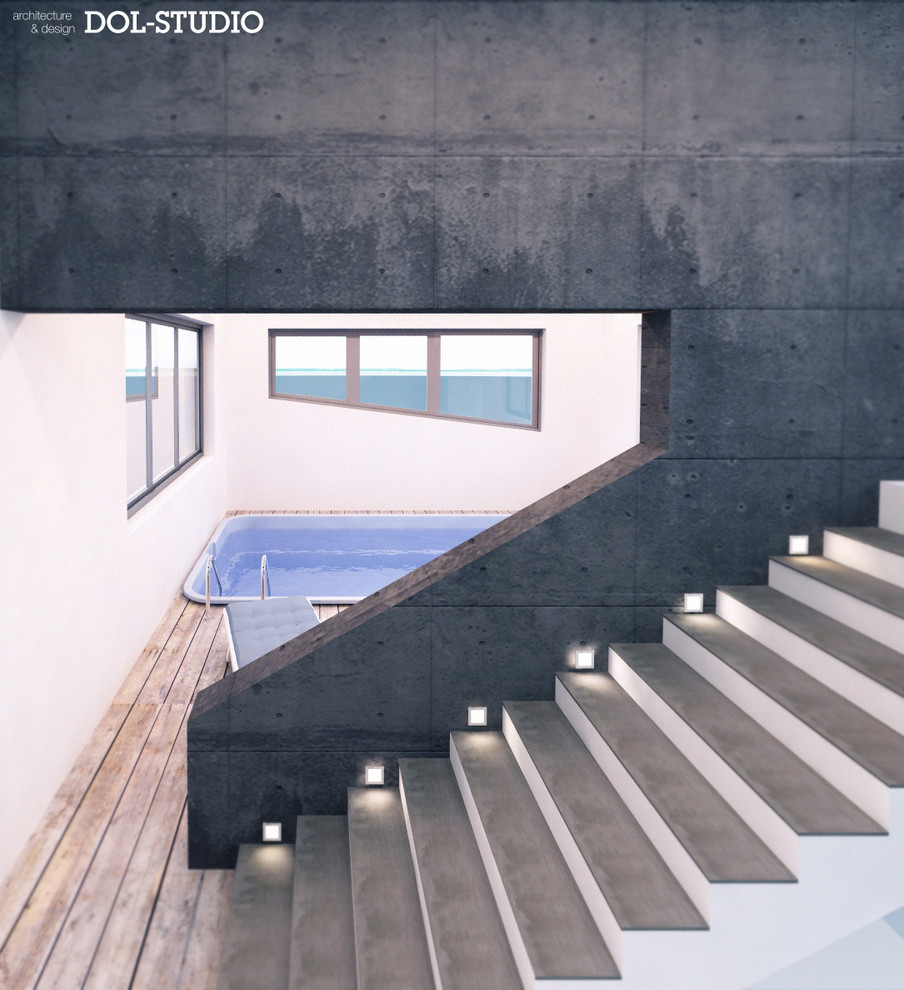 интерьер зоны отдыха с хамамом