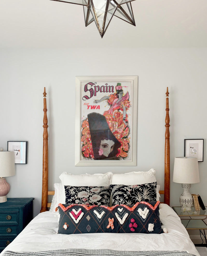Inspiration for an eclectic bedroom in Boise.