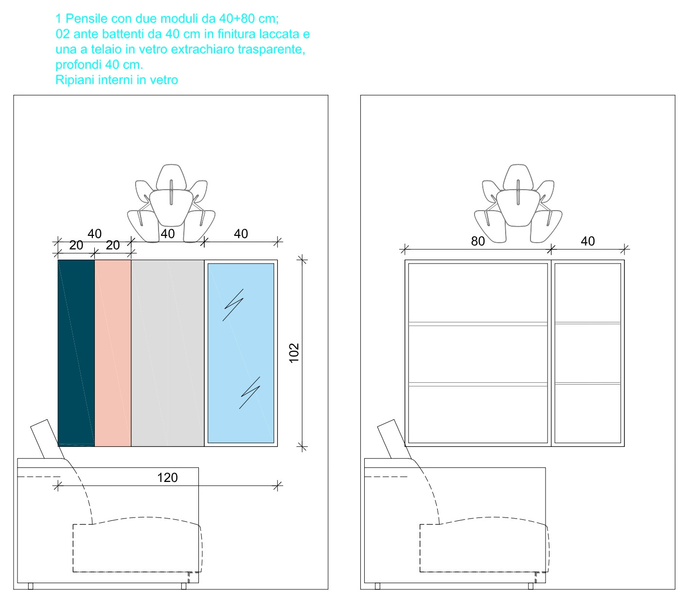 Restyling totale bilocale | Modern Design | 60 MQ