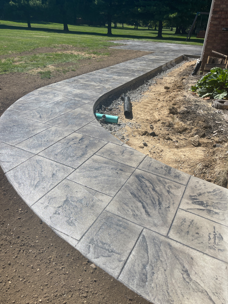 Patio Demo and Re-pour (Stamped)