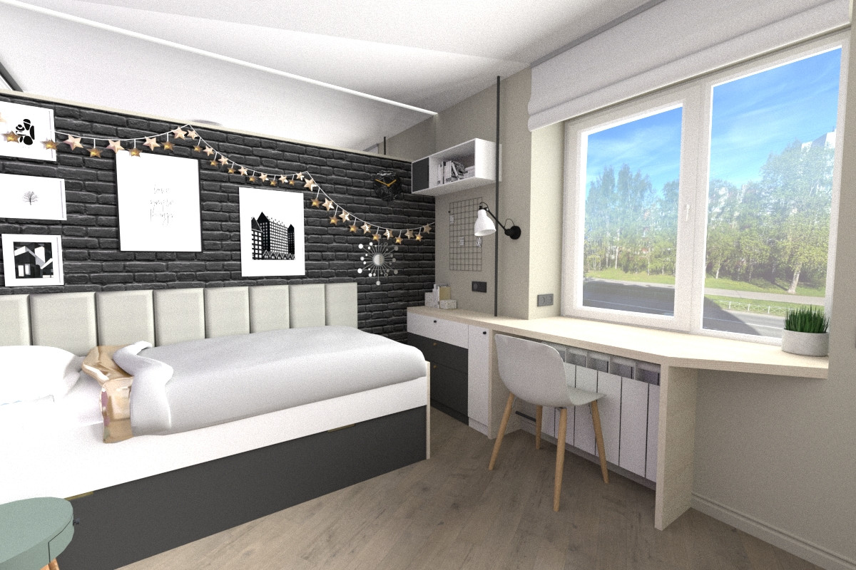 Комната для девочки-подростка 12 лет