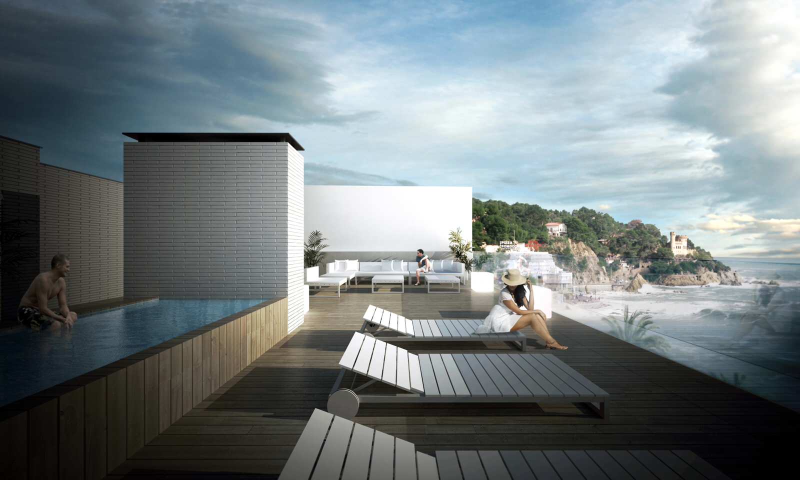 Edificio de viviendas en el frente marítimo de Lloret de Mar