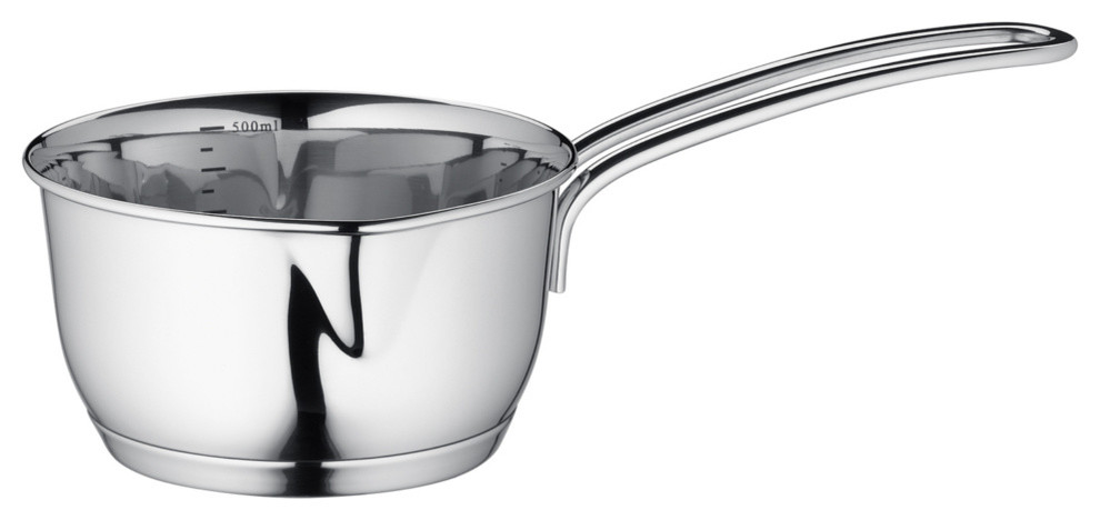 Lebof 3-Quart Stainless Steel Saucepan With Lid - 5-Ply Clad Base, Even Heating For All Stovetops
