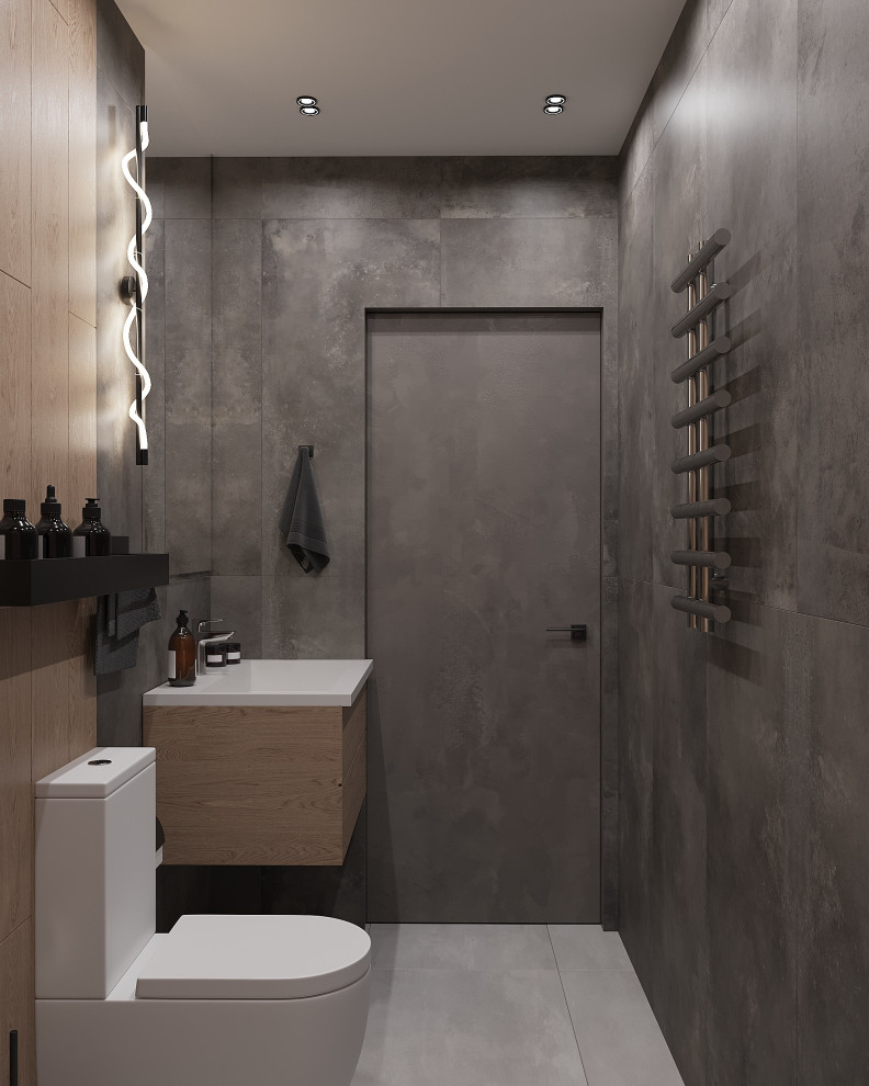 Проект интерьера квартиры 27 м2 в ЖК "Огни"