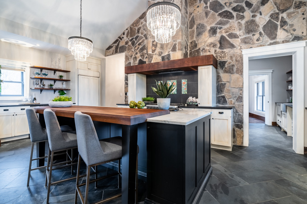 Caledon Modern Farmhouse Kitchen Toronto by Lori Pedersen Home