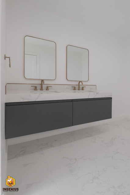 modern white bathroom remodel modern-bathroom
