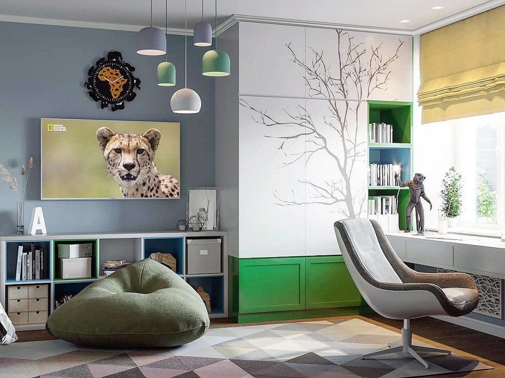 Детская комната в стиле Сафари