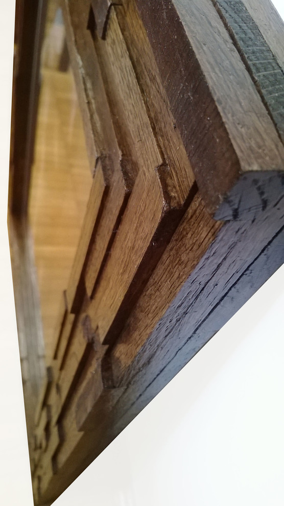 Hallway - mid-sized rustic hallway idea