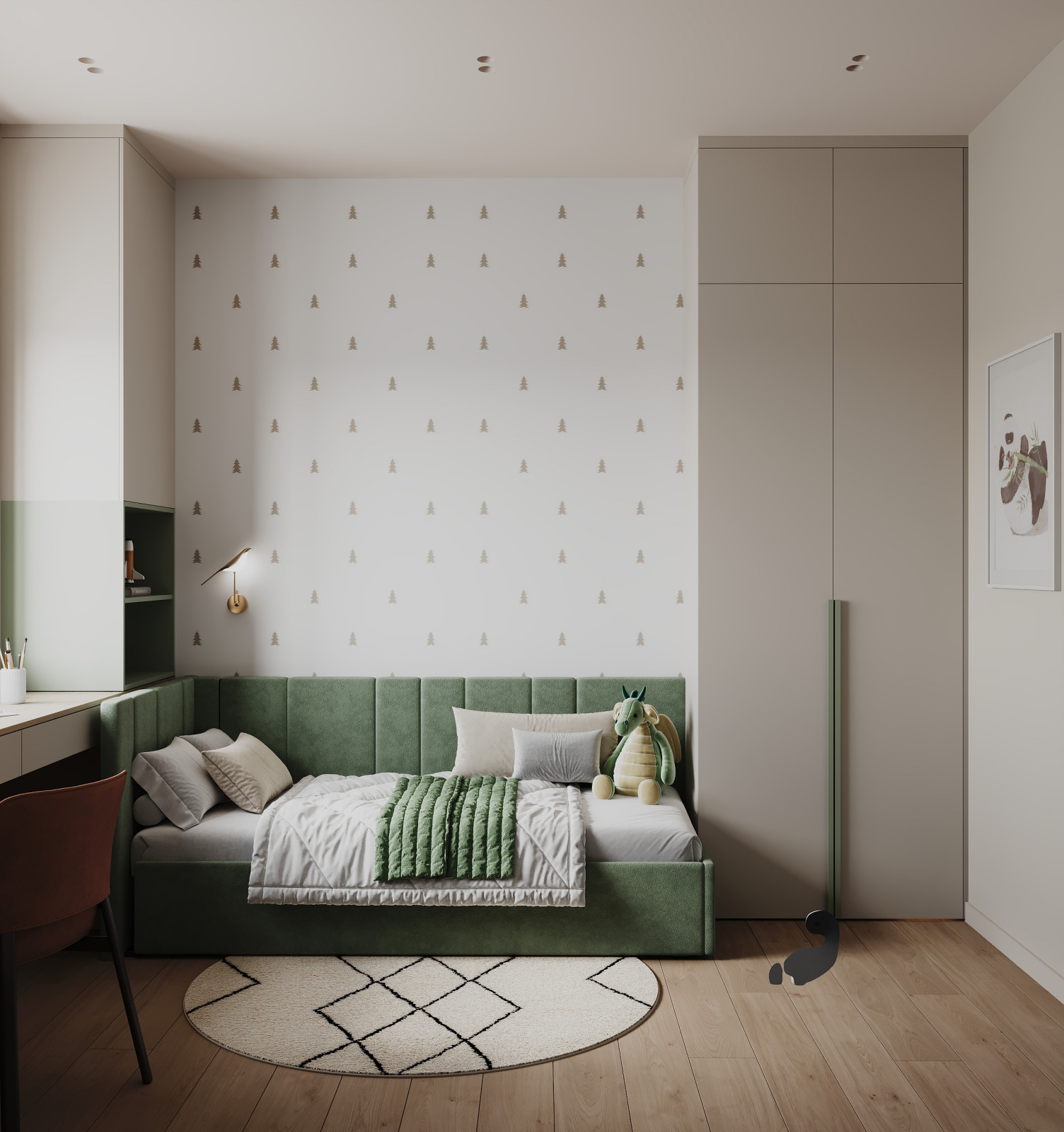 Дизайн интерьера дома в кп Урман— 174 м²