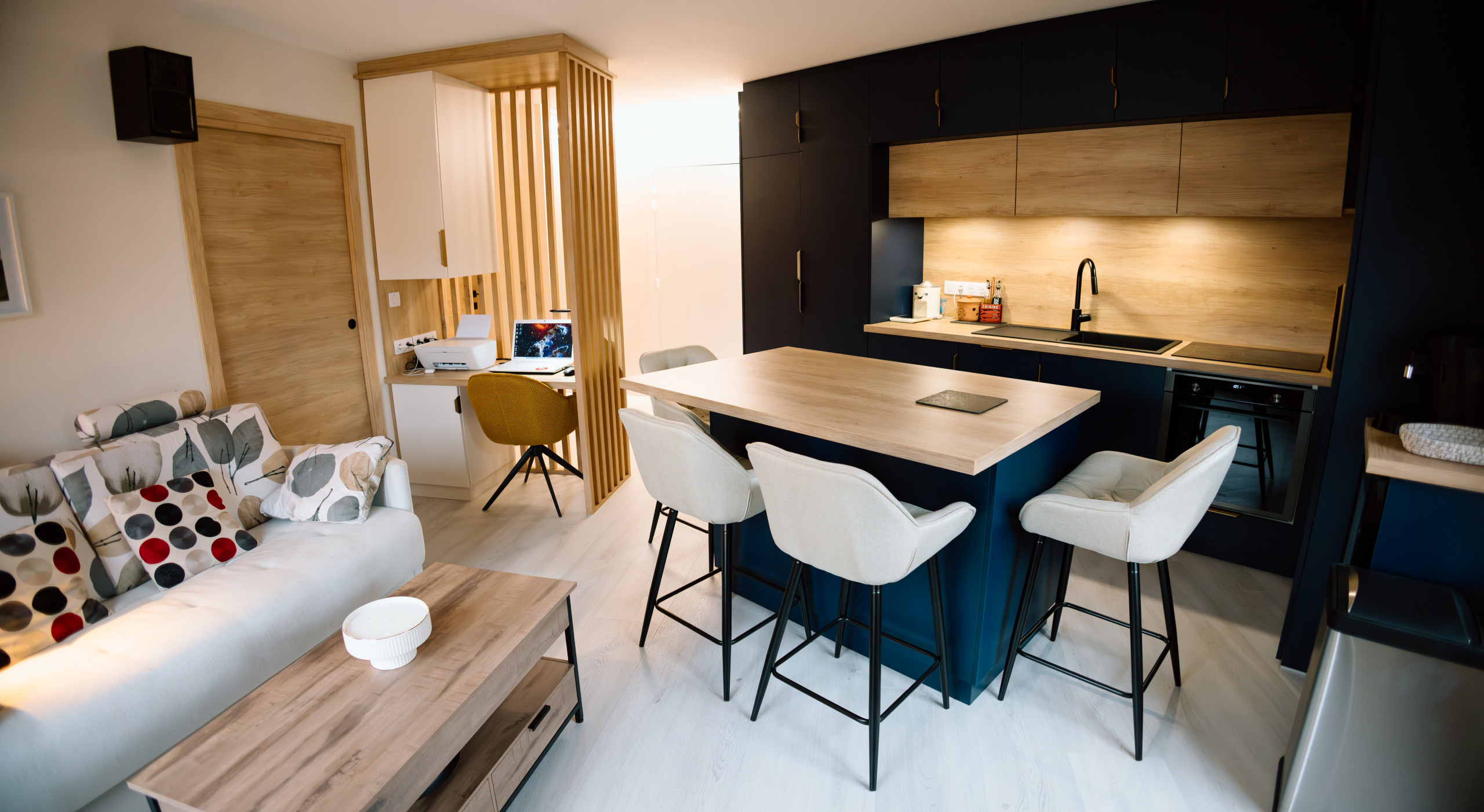 Agencement sur mesure d'un appartement de 40m²