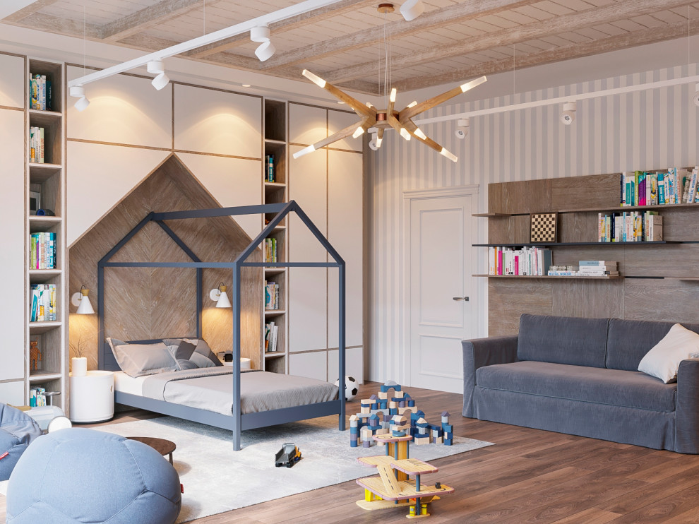 Частный дом с деревянного сруба