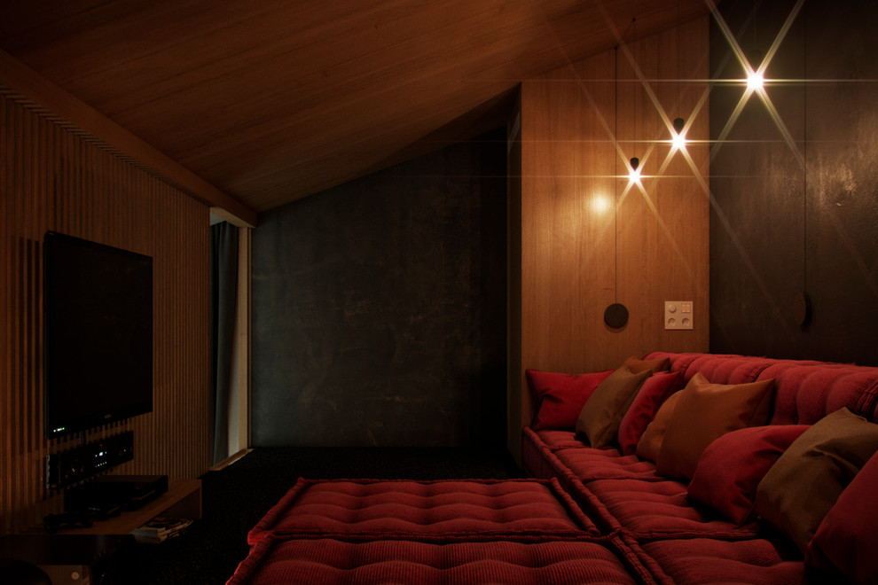 Проект интерьера мансарды «Green Green Mountain » Москва, Баррикадная