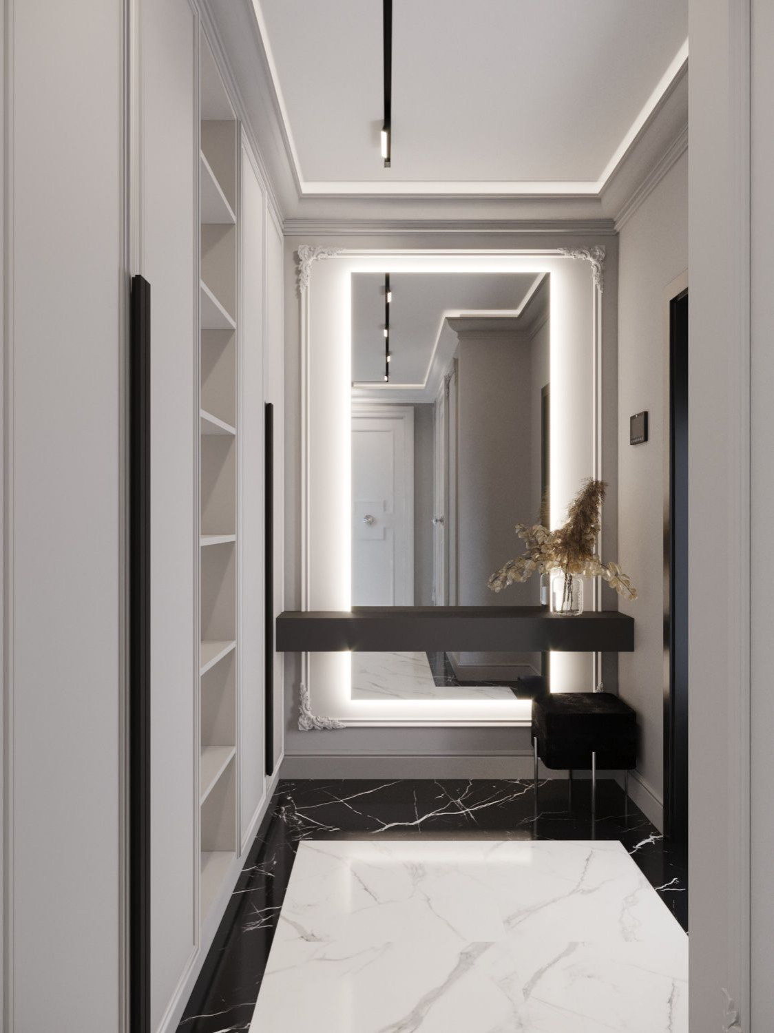 Частный дом // 1 этаж // Дизайн студия Льва Терехова