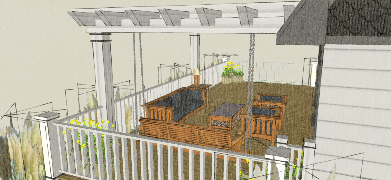 Beach house backyard retreat