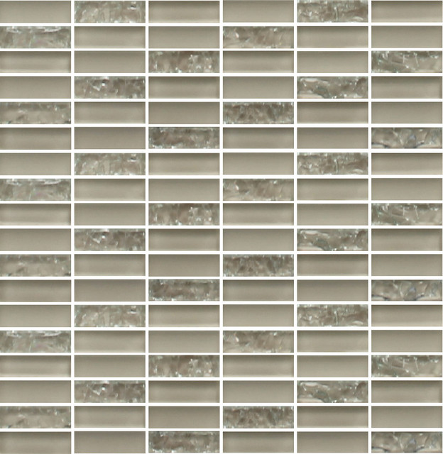 Sparkle Series Beige Gl Mosaic Subway Tile Contemporary Sparkle Series Beige Gl Mosaic Subway Tile Sample