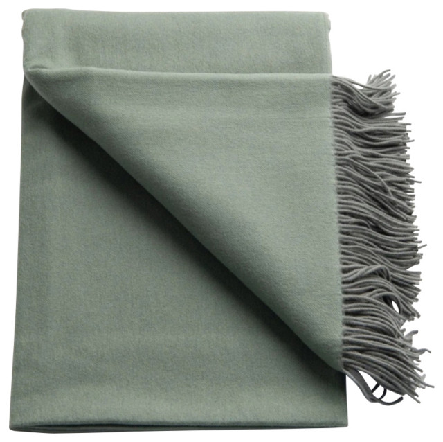 Fish Shed 19 Crazy Zombie Green Throw Contemporary Throws by One