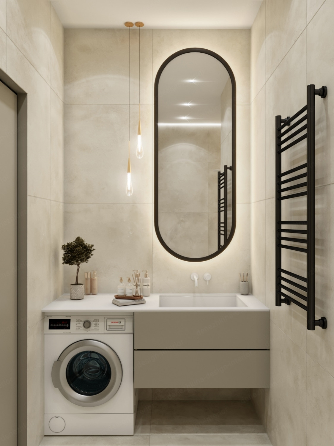 Дизайн проект 3 комнатной квартиры - ЖК Западный порт №2