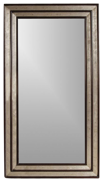Full Length Floor Mirror Silver Merlot Frame