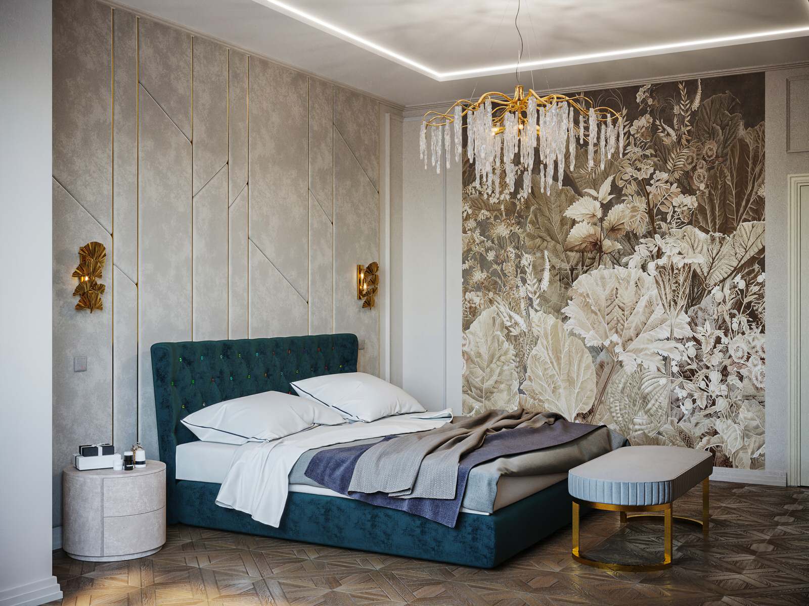 Визуализация спальни