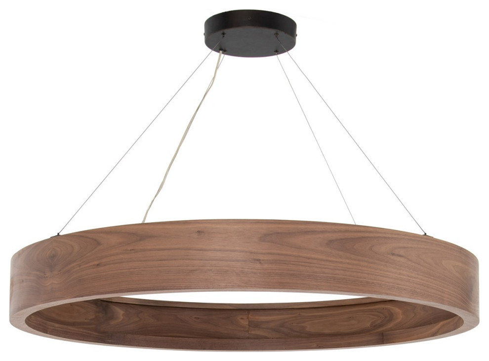 Baum Small Chandelier, Large Transitional Chandeliers by Four