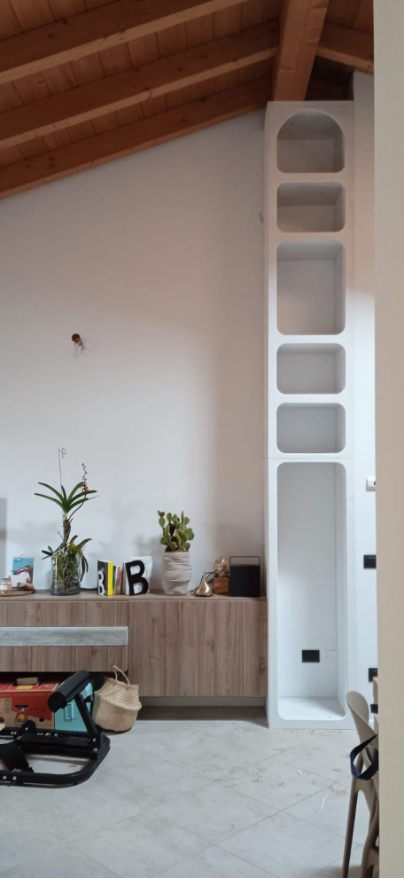 Struttura in MDF per realizzazione libreria stile Manrique