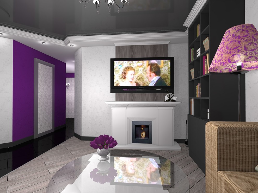 Дизайн-проект трехкомнатной квартиры. Гостиная