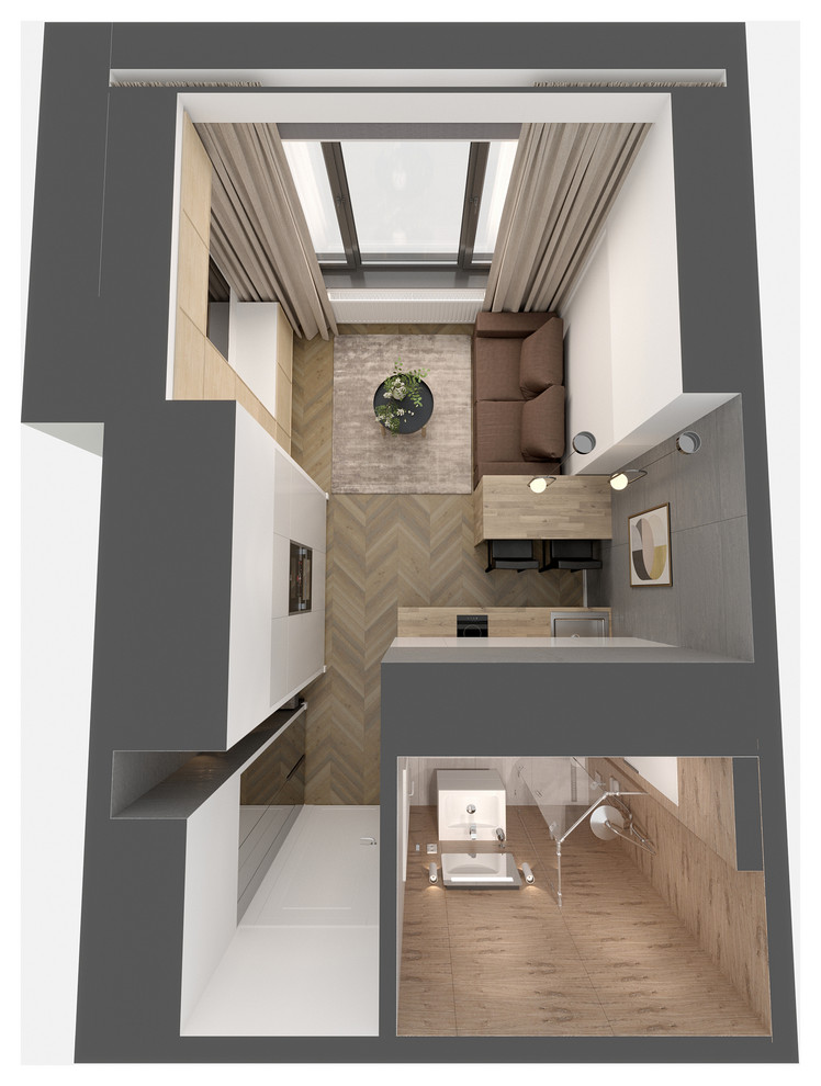 ЖК Золотая Звезда Студия 21 м2