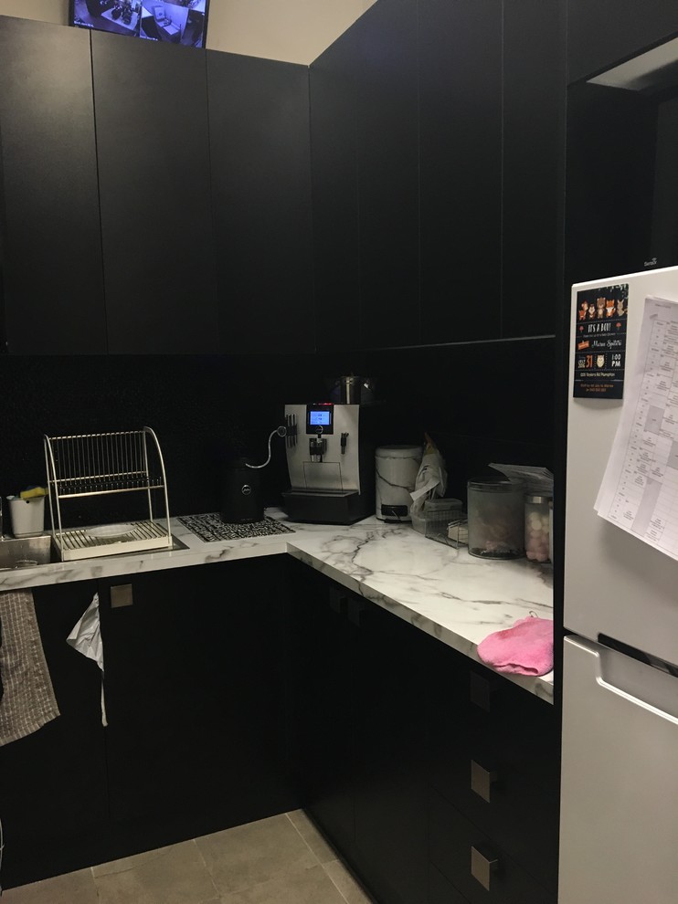 Hair Salon fit out Modern Melbourne by Top Edge Kitchens