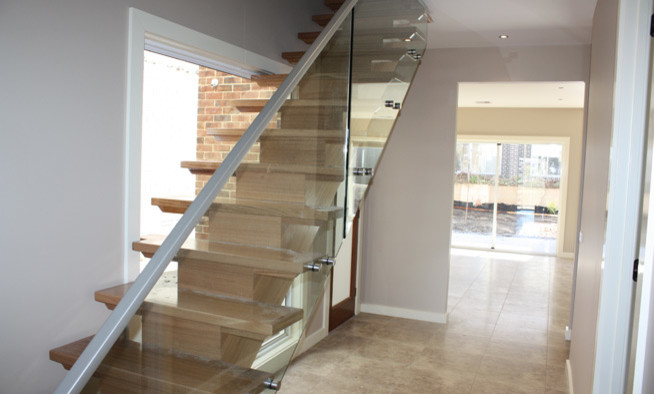 This is an example of a contemporary staircase in Melbourne.