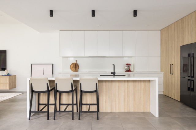 Kangaroo Point moderno-cocina