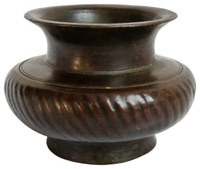 Consigned Bronze Nepal Ritual Vase