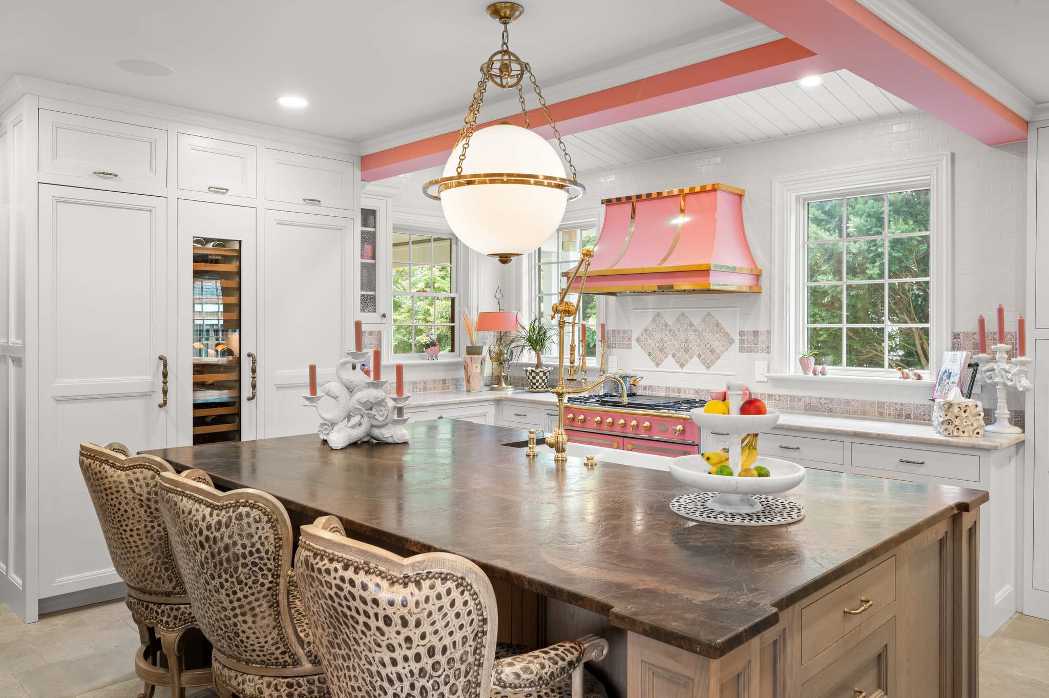 Pretty in Pink Kitchen Before & After