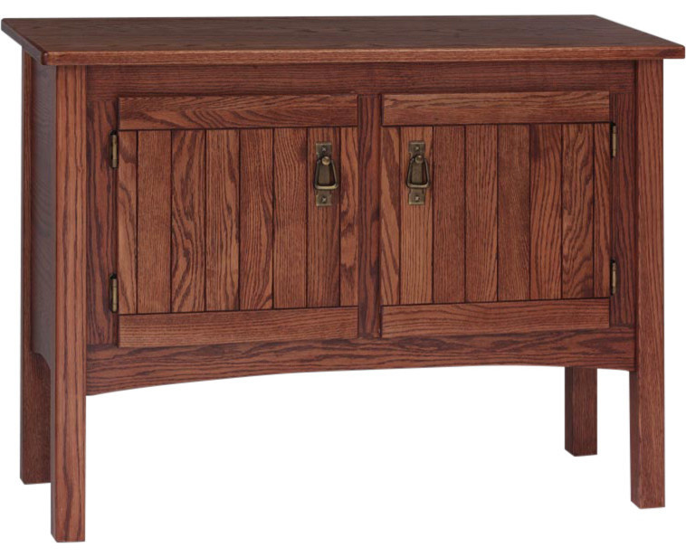 Solid Oak Mission Style Sofa Table Craftsman Console Tables by