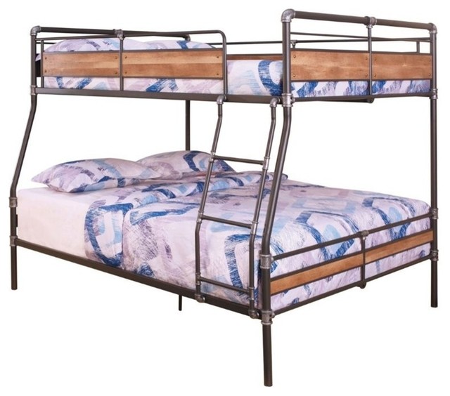 Rosebery Kids Full Xl Over Queen Metal Bunk Bed In Sandy Black Rosebery Kids Full Xl Over Queen Metal Bunk Bed In Sandy Black Beds By Homesquare