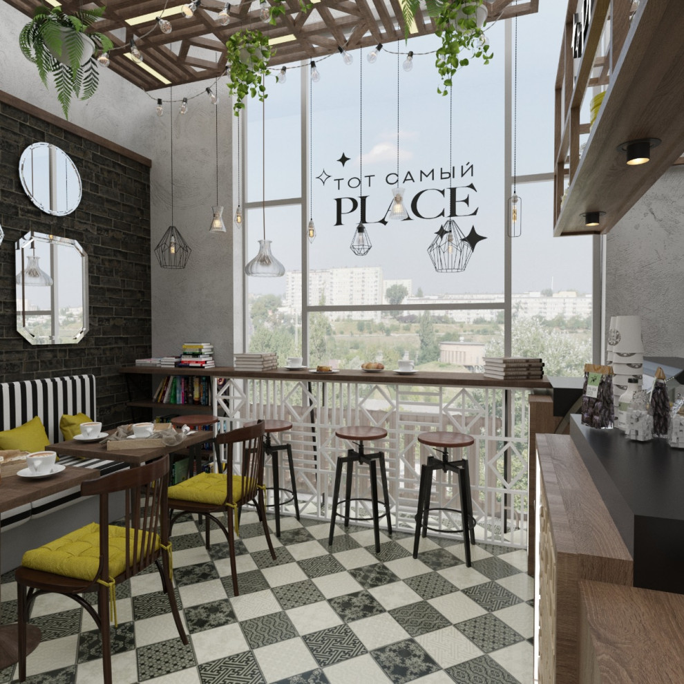 Дизайн-проект интерьера кофейни тот самый PLACE