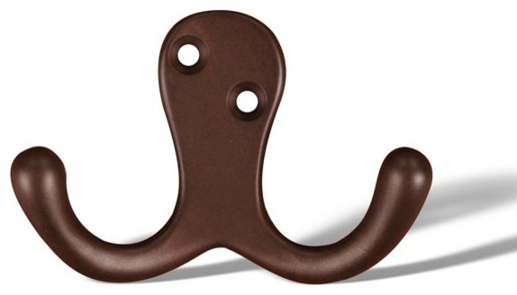 Oil Rubbed Bronze RKI Two Pronged Flared Small Hook, RKIHK5824RB