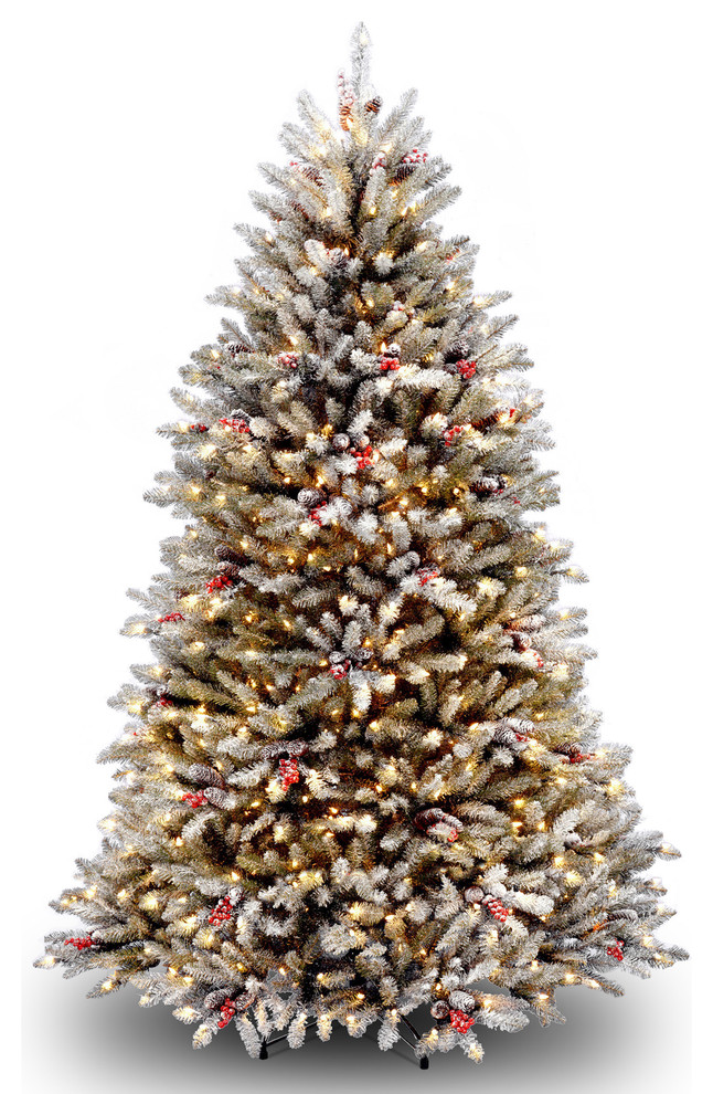 Dunhill Fir Tree With Clear Lights, 6.5'