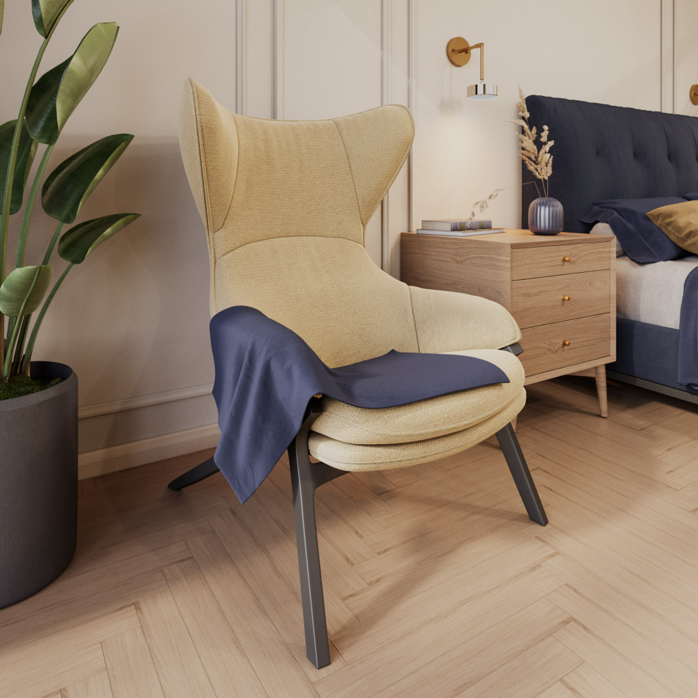 Визуализация кресла Cassina в интерьере