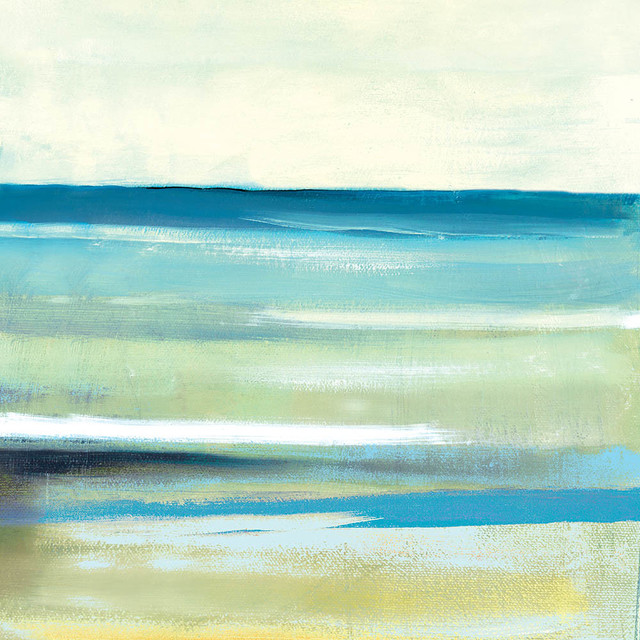 Beach Canvas Wall Art cool ocean abstract" canvas wall art, 30"x30" - beach style Beach Canvas Wall Art cool ocean abstract" canvas wall art, 30"x30" - beach style