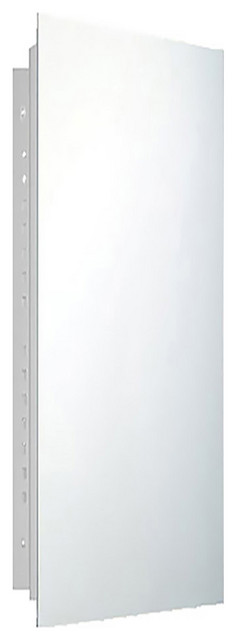 Deluxe Series Medicine Cabinet, 16"x36", Polished Edge, Recessed