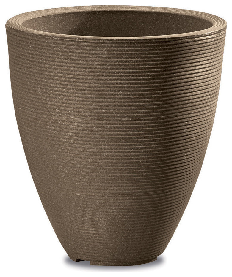 Delano Double Walled Tall Modern Indoor Outdoor Pot Transitional