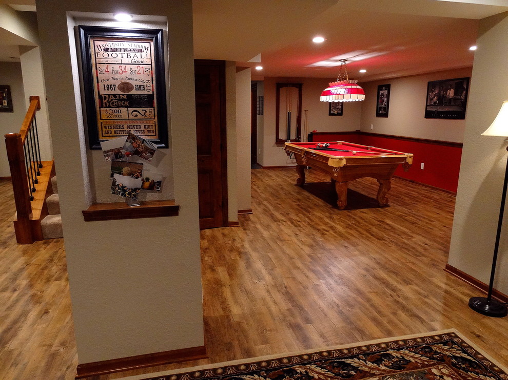 Finished Lower Level in West Bend, WI.