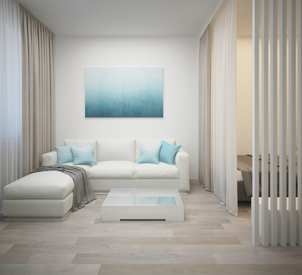 Современный минимализм в маленькой квартире