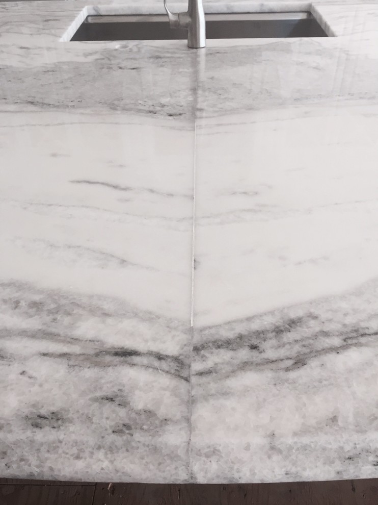 Is this seam in marble acceptable?