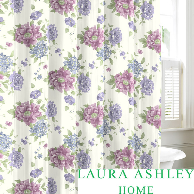 Laura Ashley Milner Cotton Shower Curtain