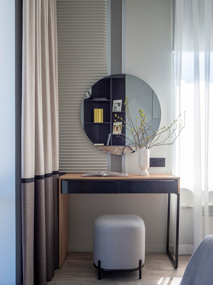 Серо-бежевый минимализм в ЖК Пушкин